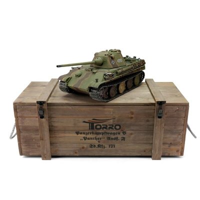 TORRO tank PRO 1/16 RC Panther F vícebarevná kamufláž- BB Airsoft