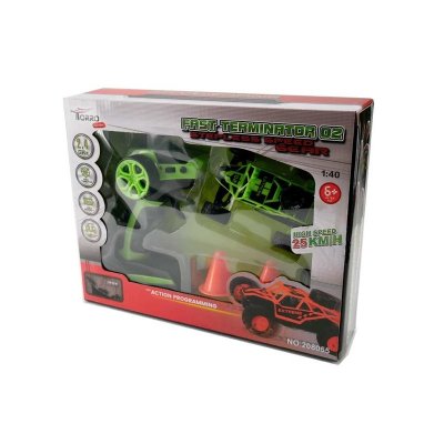 Torro RC 2.4 GHz FAST TERMINATOR 02 zelené Mini TRUGGY RTR 1:40