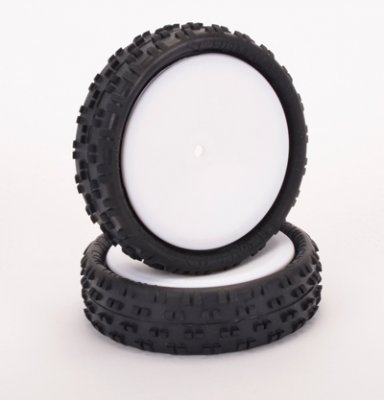 Schumacher 1/10 CUT STAGGER nalepená, směs žlutá, přední 2wd