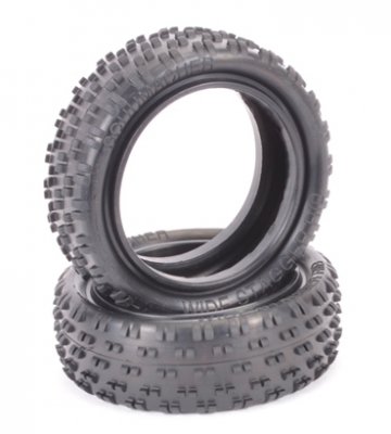 Schumacher 1/10 WIDE STAGGER RIB, směs žlutá, přední 4wd