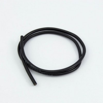 Silikonový kabel 2,0qmm, 14AWG, 500mm, černý