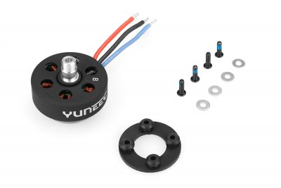 Yuneec Q500 4K: Střídavý motor B proti směru h.r.