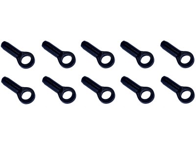 Oko kulového čepu 4mm plastové (10)