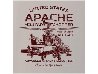 Antonio pánské tričko Apache AH-64D XXXL