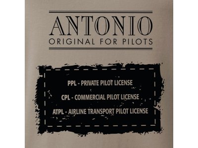 Antonio pánské tričko Pilot GR XXL