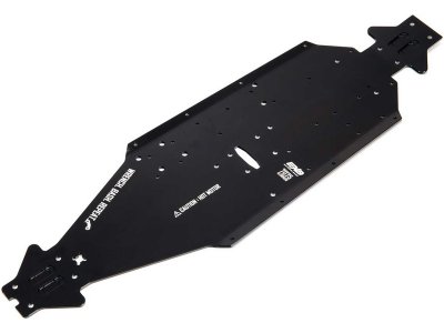 Arrma šasi hliníkové CNC 7075 T6 LWB černé