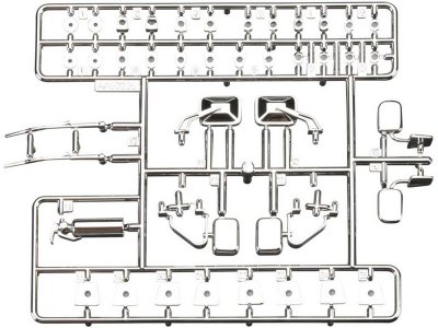 Axial detaily šasi chromované
