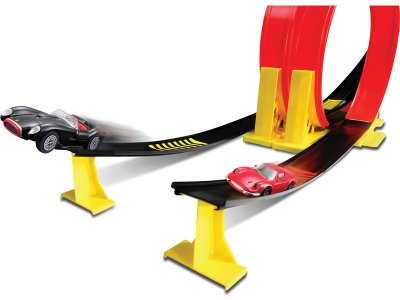 Bburago Ferrari závodní dráha se 2 lopingy