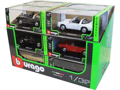 Bburago auta Classic 1:32 (sada 12ks)