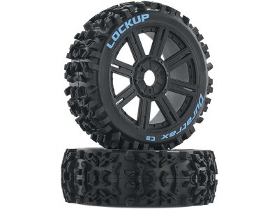 Duratrax kolo 3.2" Buggy H17x34mm Lockup C2 Spoke černá (2)