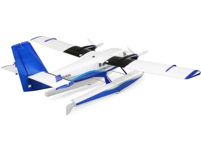 E-flite Twin Otter 1.2m SAFE Select BNF Basic, plováky