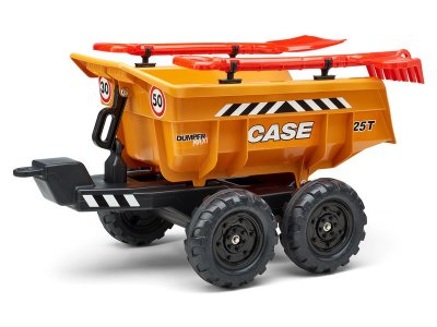 FALK - Vlečka Case IH Maxi sklápěcí s nářadím