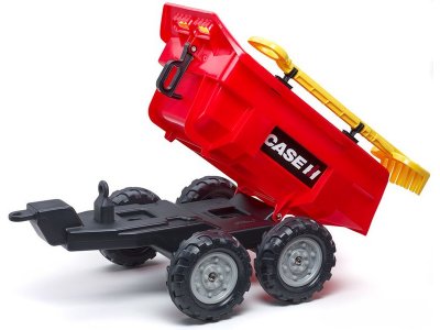 FALK - Vlečka Case IH Maxi sklápěcí s nářadím
