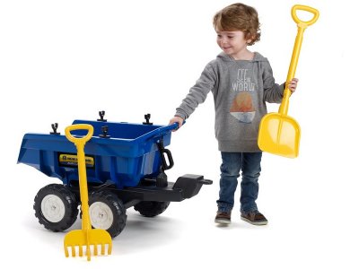 FALK - Vlečka Case IH Maxi sklápěcí s nářadím