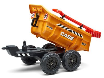FALK - Vlečka Case IH Maxi sklápěcí s nářadím
