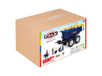 FALK - Vlečka New Holland Maxi sklápěcí s nářadím