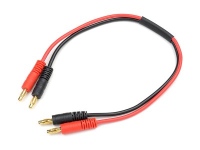 Nabíjecí kabel - banánky 14AWG 30cm