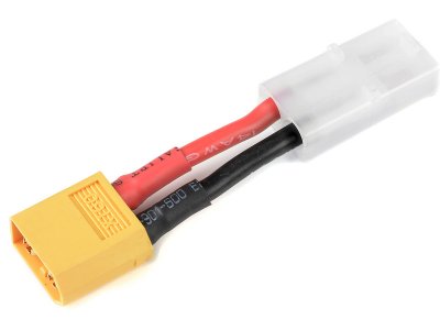 Konverzní kabel Tamiya samec - XT-60 samec 14AWG