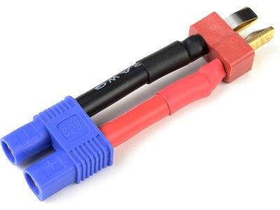 Konverzní kabel Deans samec - EC3 samice 12AWG
