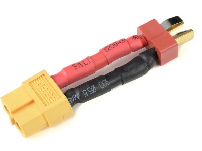 Konverzní kabel Deans samec - XT-60 samice 12AWG