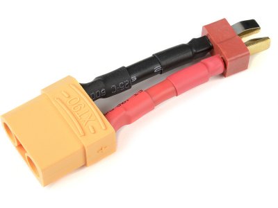 Konverzní kabel Deans samec - XT-90 samice 12AWG
