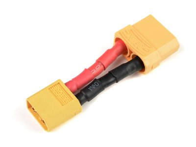 Konverzní kabel XT-60 samec - XT-90 samice 12AWG