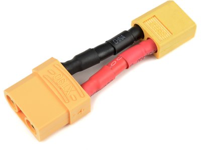 Konverzní kabel XT-60 samec - XT-90 samice 12AWG