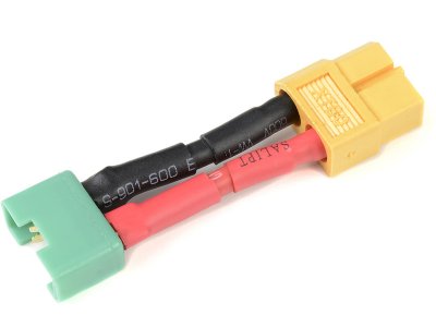 Konverzní kabel XT-60 samice - MPX samec 14AWG