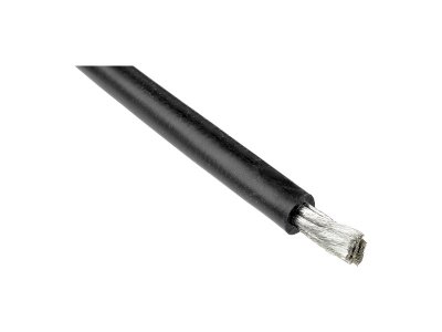 Kabel se silikonovou izolací Powerflex 14AWG černý (1m)