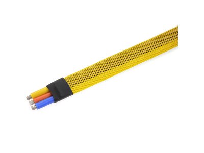Ochranný kabelový oplet 8mm žlutý (1m)