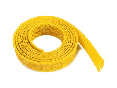 Ochranný kabelový oplet 10mm žlutý (1m)