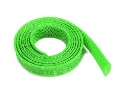 Ochranný kabelový oplet 10mm zelený (1m)