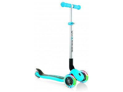 Globber - Koloběžka Primo Foldable Lights Sky Blue