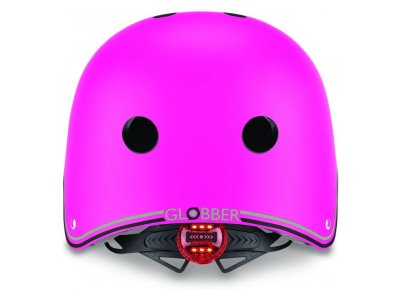 Globber - Dětská přilba Junior Primo Lights Lime Green XS/S