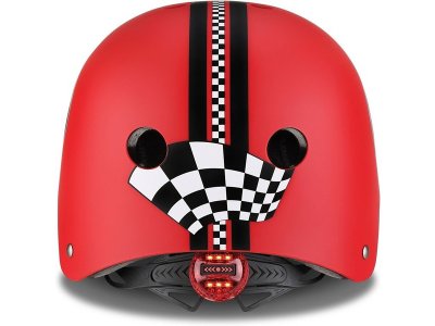 Globber - Dětská přilba Elite Lights New Red Racing XS/S