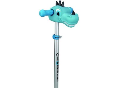 Globber - Hlavička ozdobná na koloběžku Dino Blue