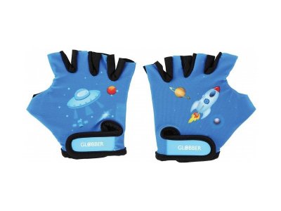 Globber - Dětské ochranné rukavičky XS Rocket Navy Blue
