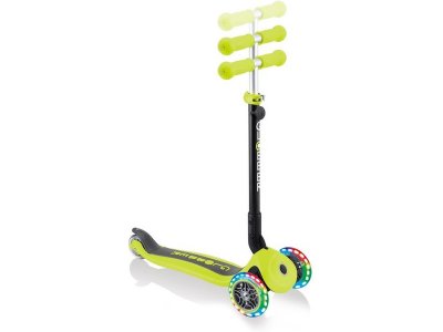 Globber - Koloběžka Go Up Plus Lights skládací modrozelená