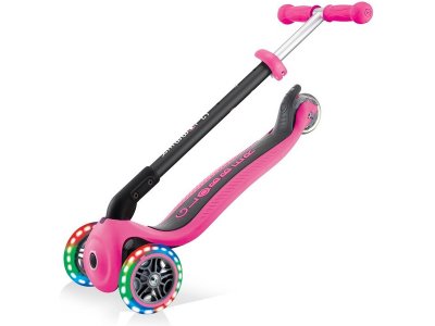 Globber - Koloběžka Go Up Plus Lights skládací modrozelená