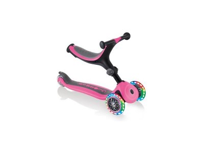 Globber - Koloběžka Go Up Plus Lights skládací modrozelená