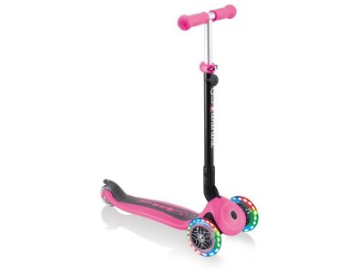 Globber - Koloběžka Go Up Plus Lights skládací modrozelená