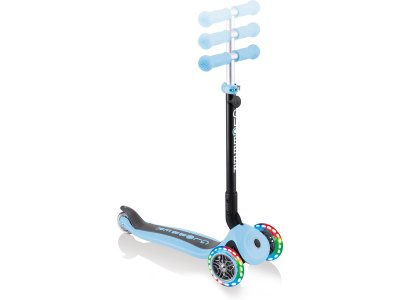 Globber - Koloběžka Go Up Plus Lights skládací modrozelená