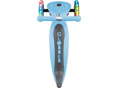 Globber - Koloběžka Go Up Plus Lights skládací modrozelená