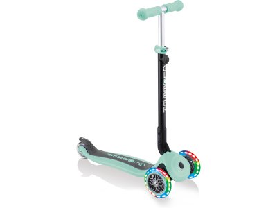 Globber - Koloběžka Go Up Plus Lights skládací modrozelená