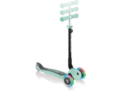 Globber - Koloběžka Go Up Plus Lights skládací modrozelená