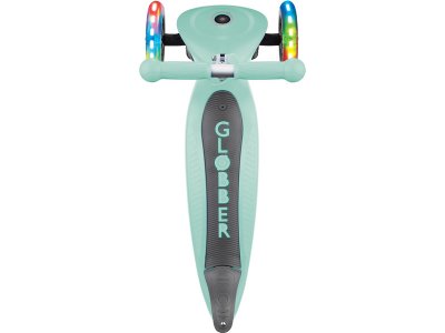 Globber - Koloběžka Go Up Plus Lights skládací modrozelená