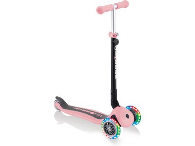 Globber - Koloběžka Go Up Plus Lights skládací modrozelená