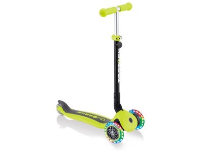 Globber - Koloběžka Go Up Plus Lights skládací modrozelená