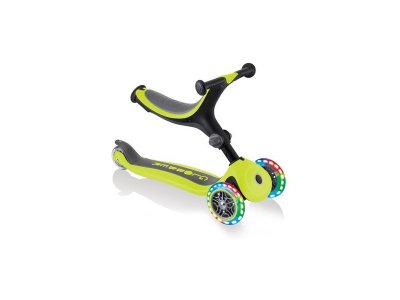 Globber - Koloběžka Go Up Plus Lights skládací modrozelená