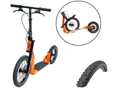 GoMate koloběžka staep TR2 Offroad oranžová